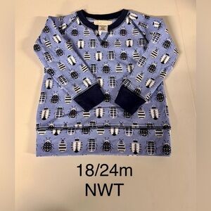 TBBC Blue Bug Print Toddler Sweatshirt